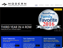 Tablet Screenshot of moderntkdcenter.com